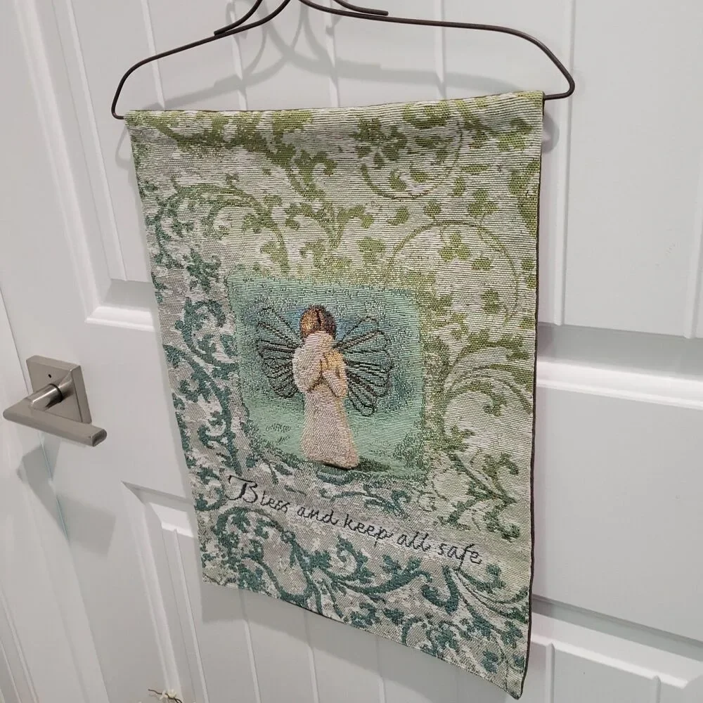 Willow Tree Susan Lordi Prayer Bless Keep Safe Tapestry Ornate Metal Wall Hanger